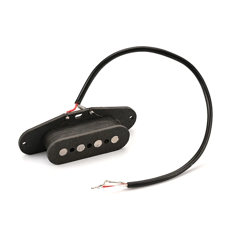 GMB520 Single Coil Guitar Pickup Fiber Bobbin Excellent Conductivity for 4 String Bass / Cigar Box Guitar Accessories GXMF