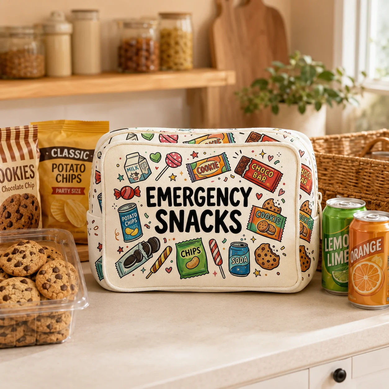 Snack-opbergtas met cartoonpri - Food Storage Emergency recensie en prijs