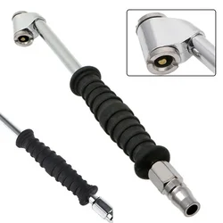 Car Tire High Pressure Air Pump Nozzle Inflatable Dual-Head Chuck Valve Tool Truck Wheel Tire Pump Valve Clip  Inflatable Aid