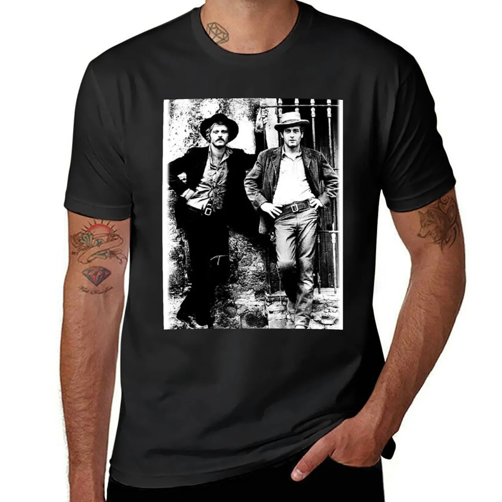 Butch Cassidy and the Sundance Kid 2!! T-Shirt graphic t shirt vintage men tshirt