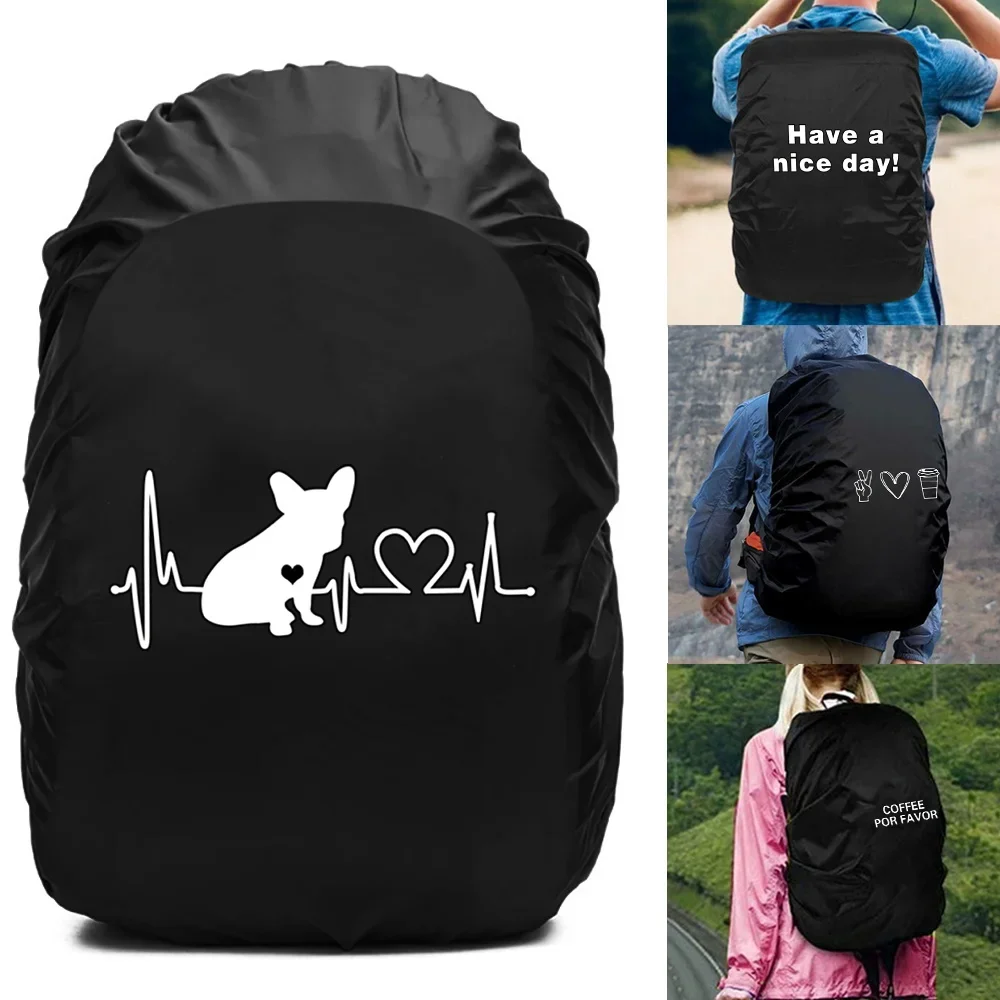 20-70L Back Pack Rain Cover Dustproof Backpack Protection Cover Rainproof Cover Outdoor Schoolbag Waterproof Hood Food Series