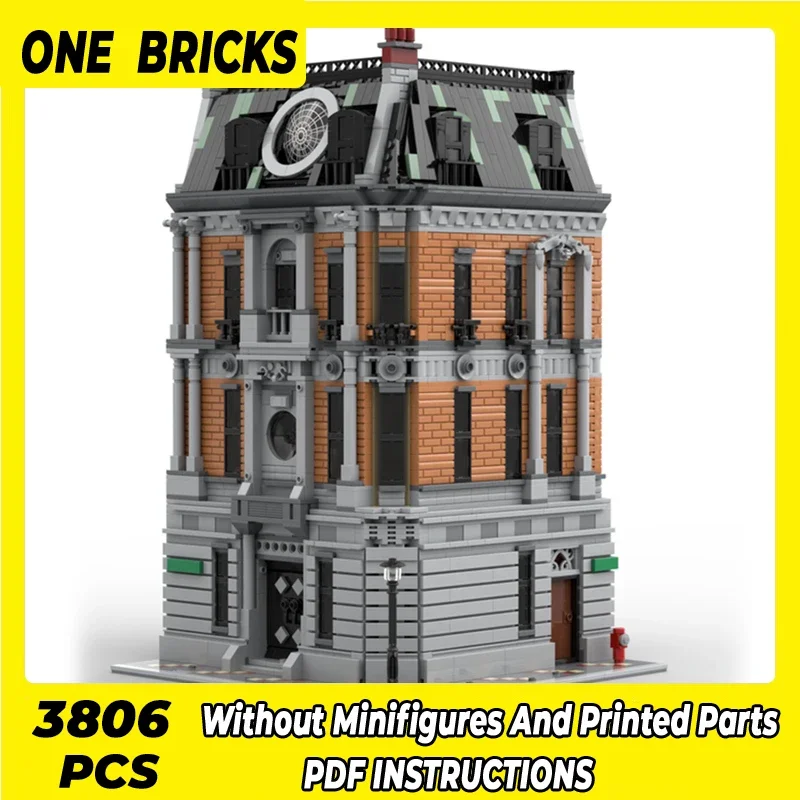 Moc Building Blocks Modular Street View The Holy Land Technical Bricks DIY Assembly Construction Toys For Childr Holiday Gifts