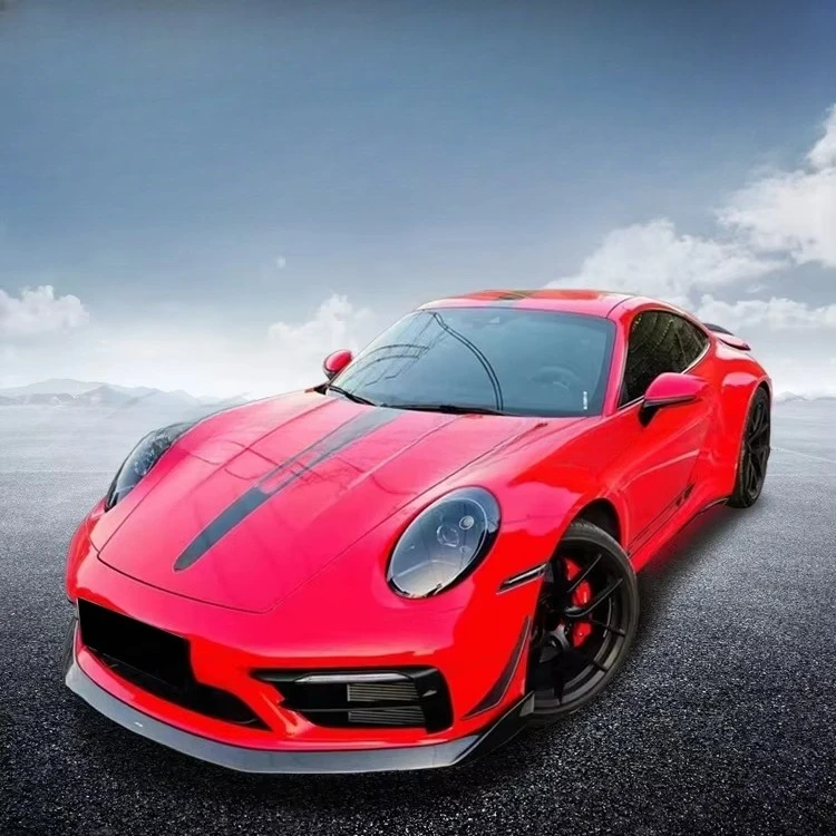WP Style Tune for 911 992s Tuning Auto Parts Carbon Fiber Front Lip Rear Diffuser Car Kit