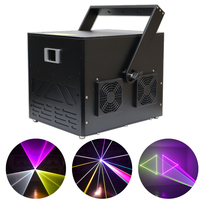 15W RGB ILDA 3D Stage Wedding Party Professional Beam DMX Lighting Club DJ Disco Animation 40Kpps  Laser Show Projector