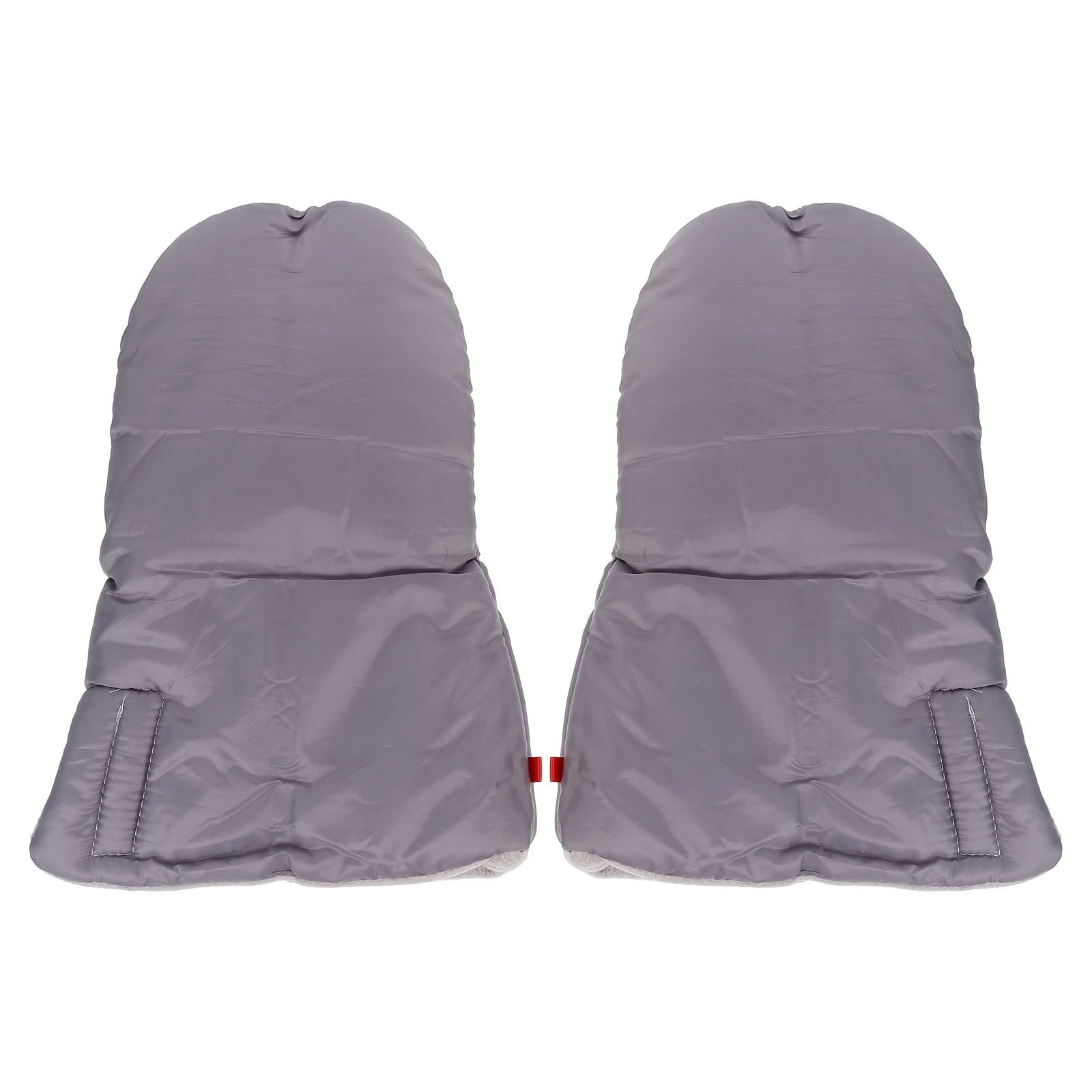 1 par de guantes gruesos a prueba de viento para cochecito de bebé, guantes universales cálidos para carrito de cochecito, calentadores de manos impermeables, color gris