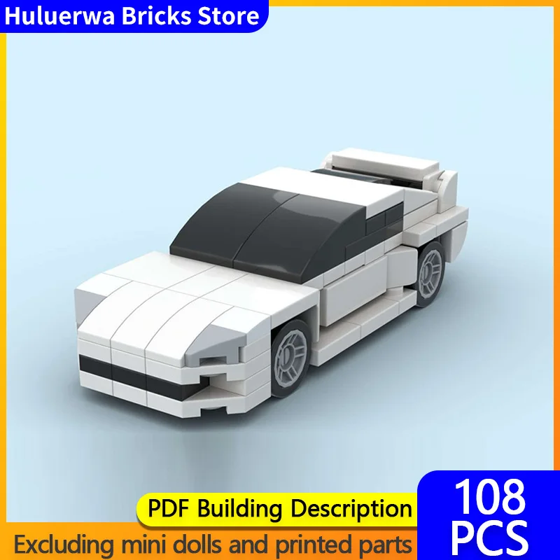 

Модель скоростного гоночного автомобиля MOC, строительные кирпичи Supra Mk4, модульная технология Hypercar, детские праздничные подарки, сборные игрушки, костюм