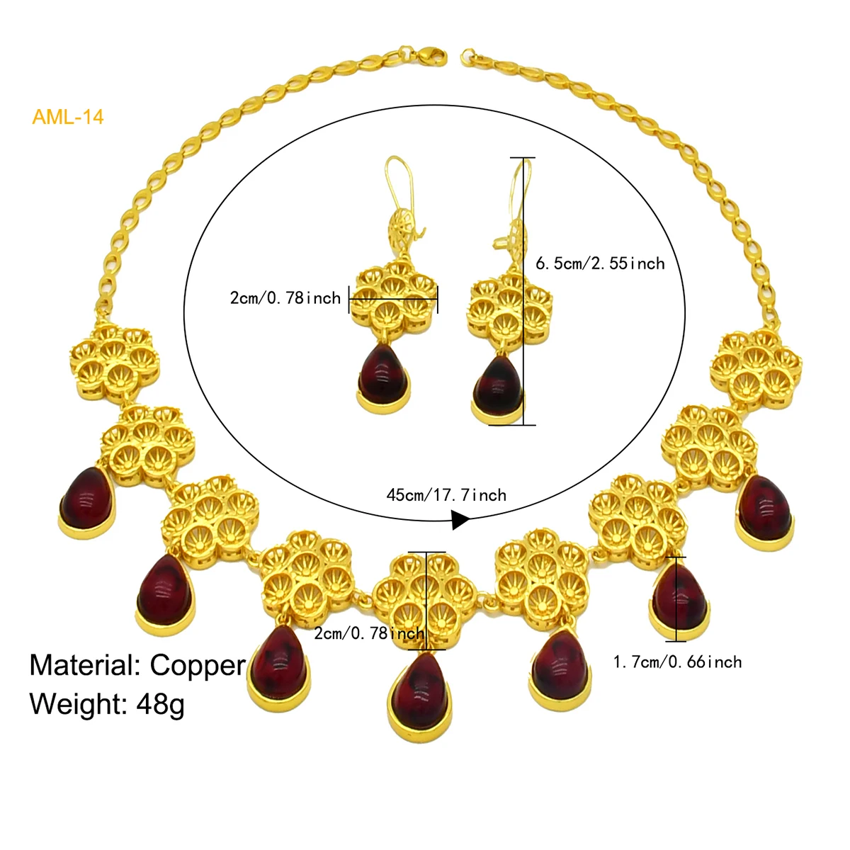 XUHUANG Nigeria Bridal Crystal Charm Necklace/Bracelet/Earrings/ Set With Tassel Arab Party Jewelry Sets for Dubai Wedding Gifts
