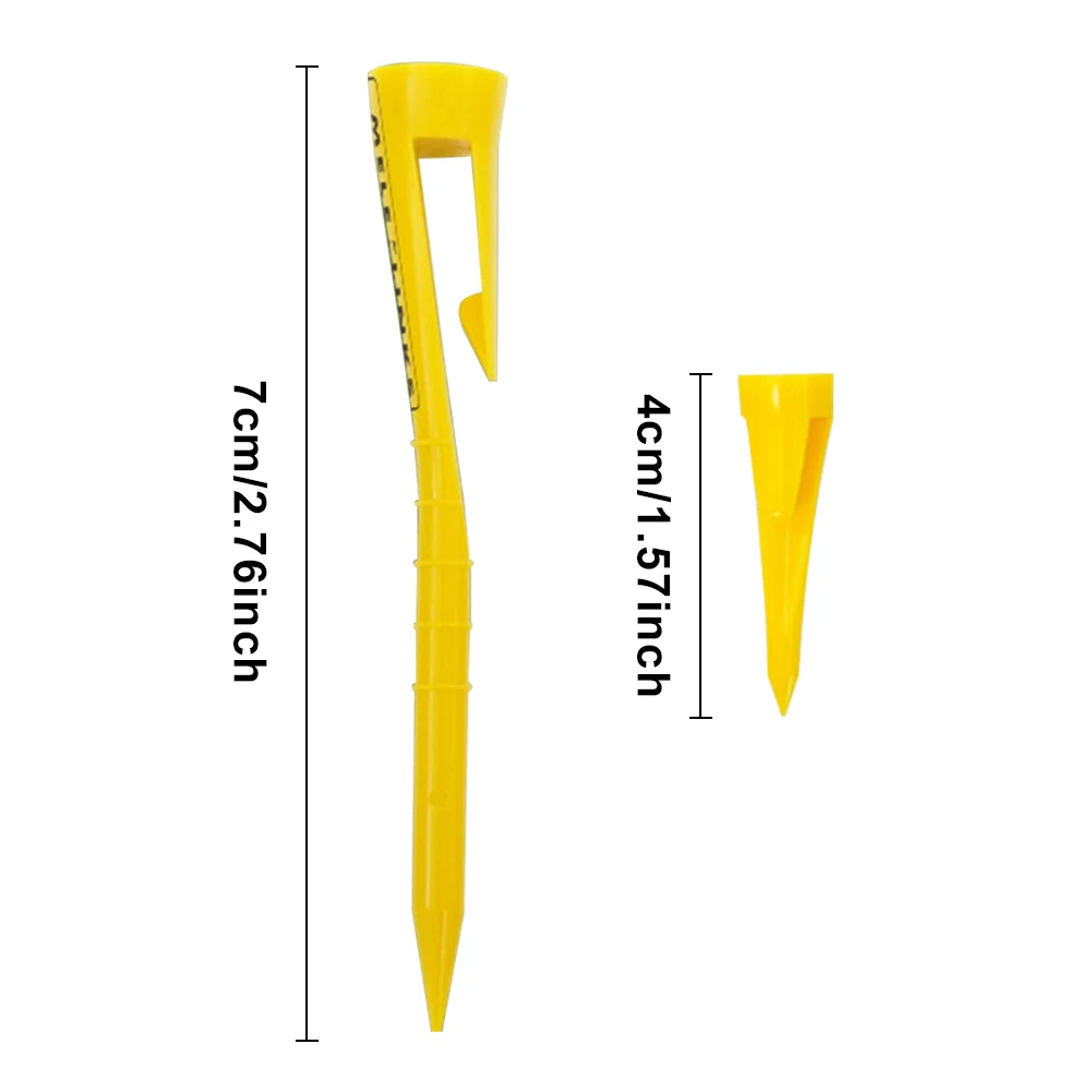 Soporte para pelotas de Golf, camisetas de plástico portátiles, camisetas de bolsillo de altura ajustable, accesorios de práctica de Golf, regalos para golfistas, 10 Uds.