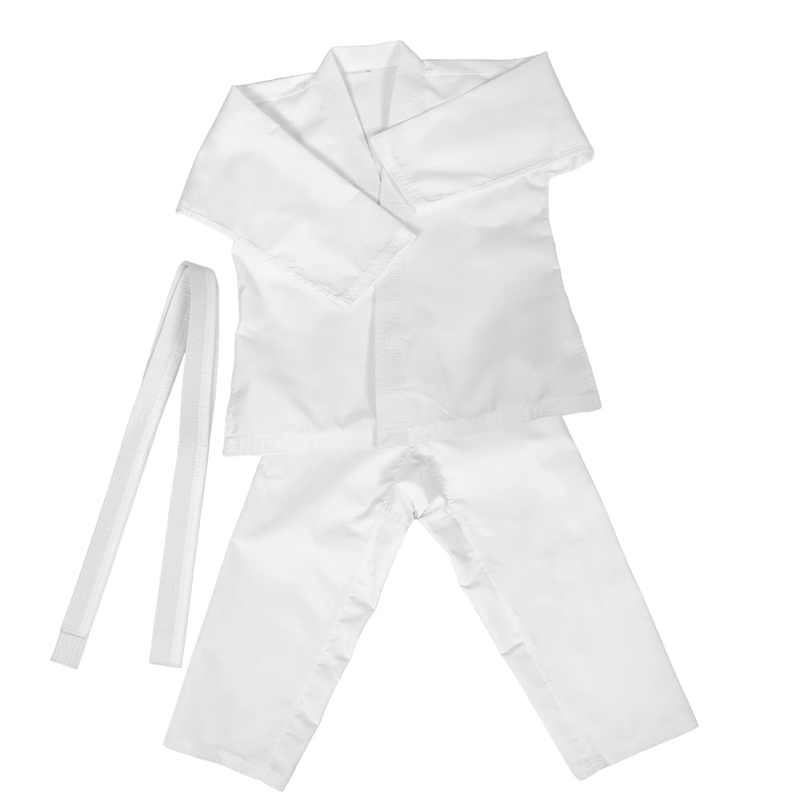 

1Set Karate Training Uniform Professional Thickened Durable Breathable for Adults Martial Arts Karate Taekwondo Suit White