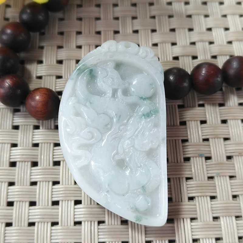 Flower Pendant, Jade, Directly From Myanmar, Jadeite, Fashionable And Versatile