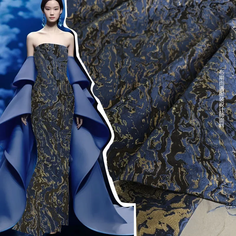 

Jacquard Fabric Non Elastic Hanfu Designer Fashion Apparel Sewing Fabric Wholesale Cloth Meters Diy Pure Polyester Material