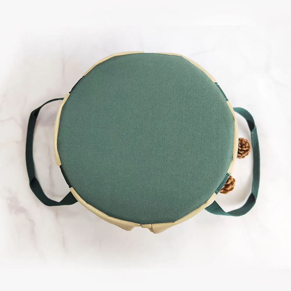 حقيبة أدوات من قماش أكسفورد بسعة كبيرة وسلة تخزين متعددة الجيوب للأدوات اليدوية وحاوية ملحقات البستنة شديدة التحمل