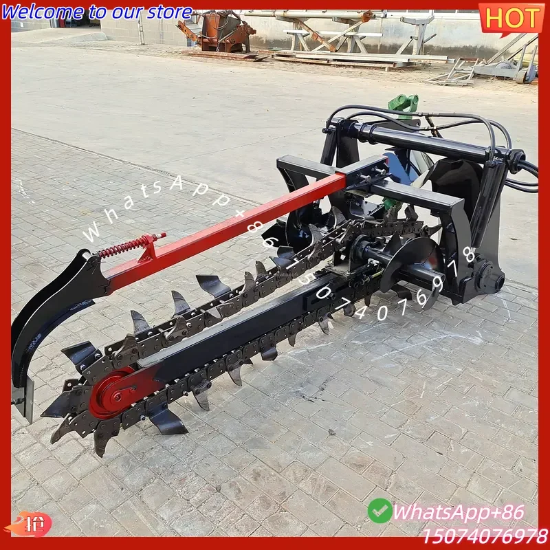 2026 Ready in Stock Agricultural Single Chain Trencher Large Working Scope Strong Stability Single Chain Depth Adjustable