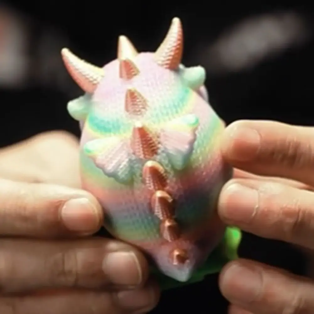 آلية المشي 3D المطبوعة الميكانيكية مقبض الفرامل تصميم ليتل التنين الفرامل التنين لعبة الكرتون واقعية