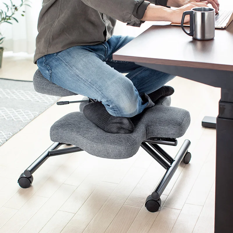 Cadeira ajoelhada-escritório em casa ergonômico banco de mesa de computador sentado ativo aliviar a dor nas costas e no pescoço amplificador melhorando postu wrxyh