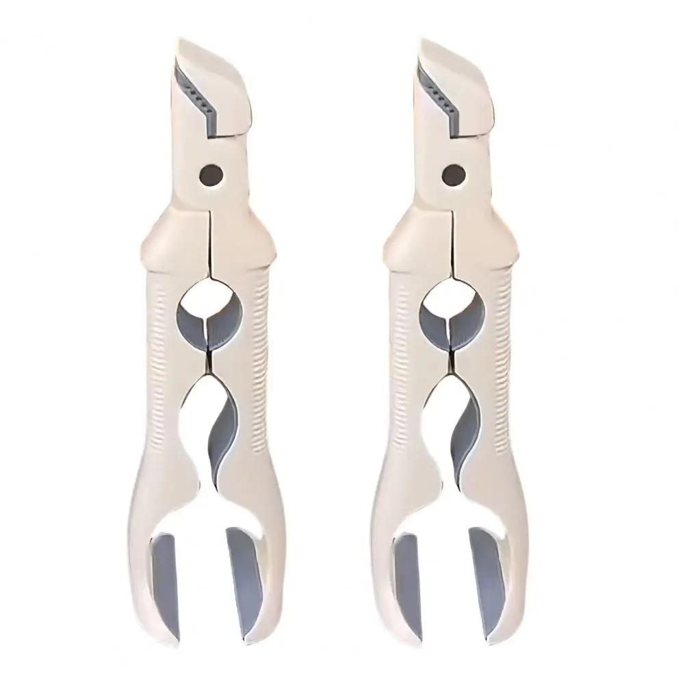 Anti-scald Dish Clip with Opener Textured Pan Grip Tool Multi-angle Anti-scald Bowl Clamp Hot Plate Gripper Tongs with for Safe