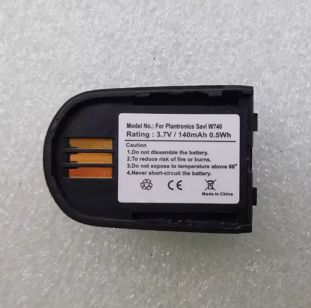 PA-PL009 3.7V 140mAh Headset Battery For Plantronics Savi W740 WH500 W440 W440-M W740-M W745 84598-01 82742-01 Earphone Battery
