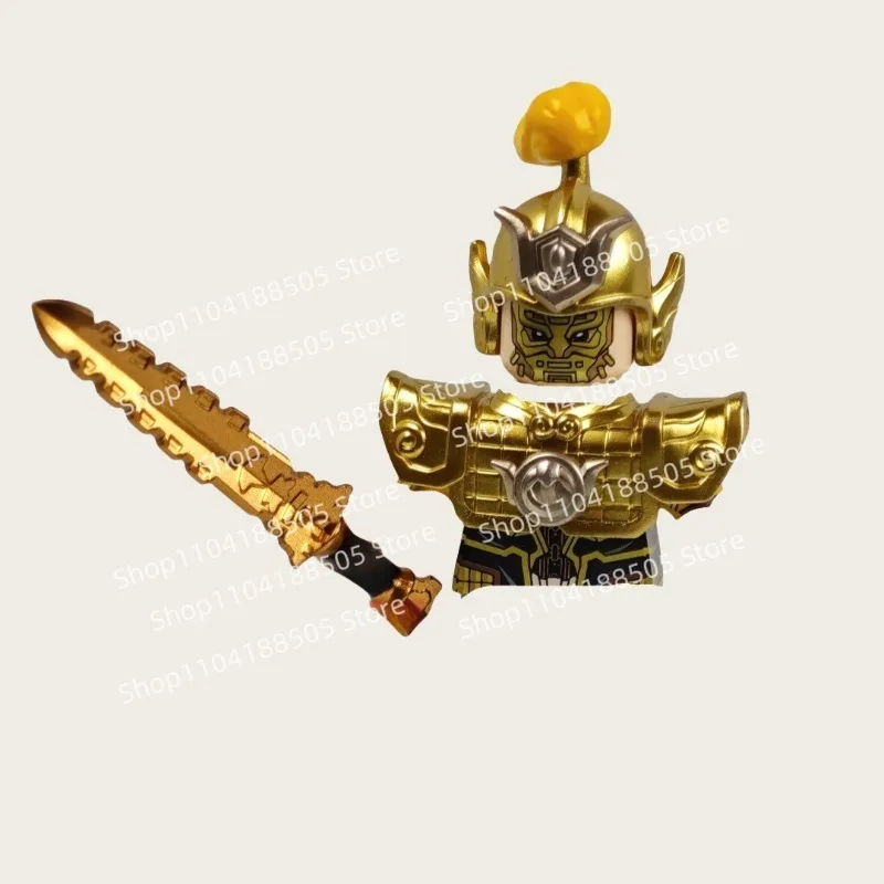 Bloques de construcción MOC, muñecas generales, soldados, accesorios para armas, juego de moda para niños, juguetes de colección de rompecabezas, regalos navideños