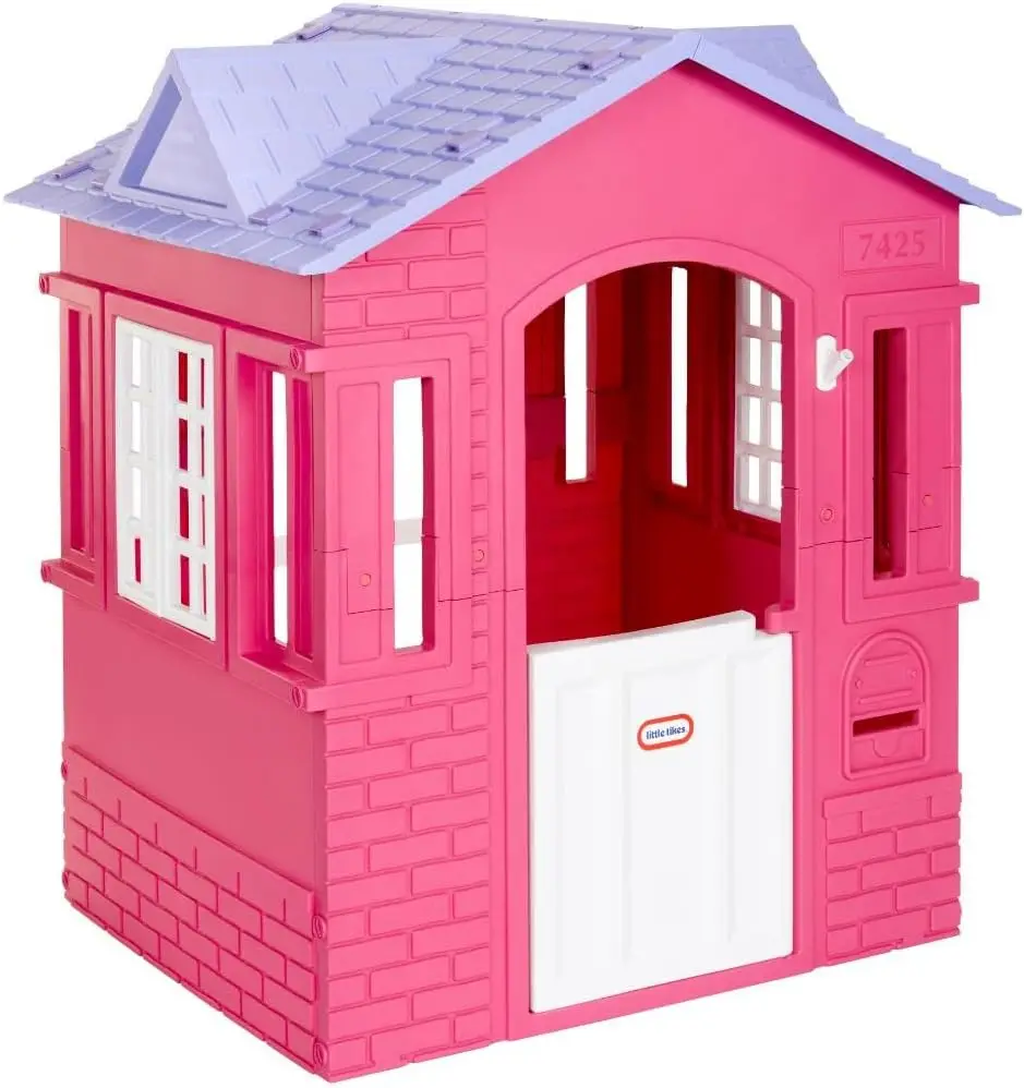 

Cape Cottage Pretend Princess Playhousefor Kids, Indoor Outdoor, with Working Doors and Windows, for Toddlers Ages