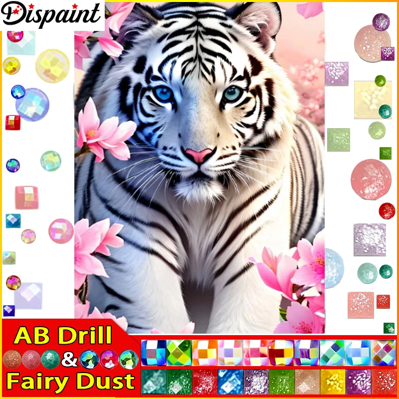 Dispaint Fairy Dust AB Diamond Painting Full Square/Round Diamond 