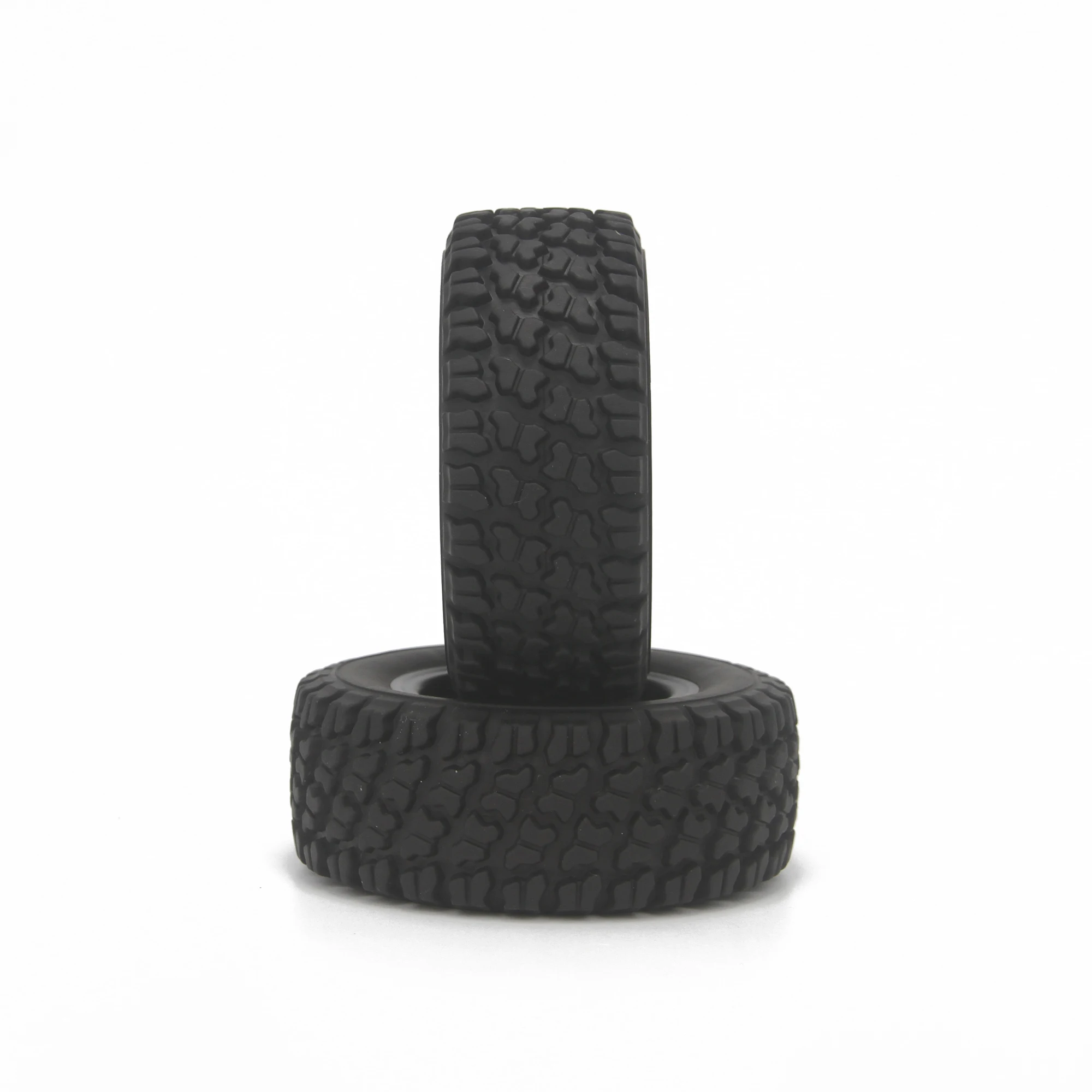 

NEEBRC 4pcs 80mm RC Car Tires 12mm Hex 80x32mm Skidproof Strong Buffering Wheels Tyre for 1/16 RC Off-road Car Truck Buggy Parts