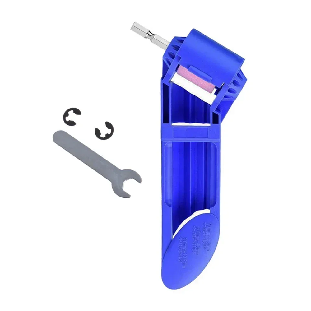 STONEGO draagbare boorslijper - korundwiel voor 2,0-12,5 mm vijzelbits, spiraalboorslijpgereedschap