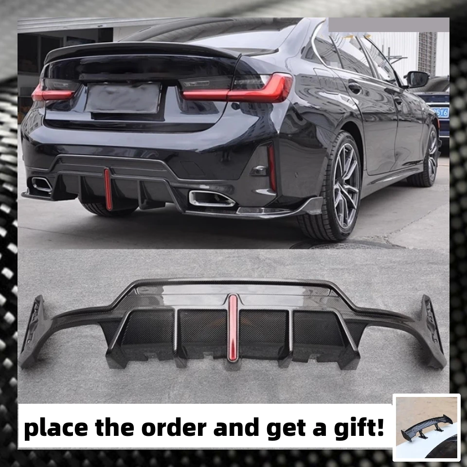 

Автомобильный задний спойлер в сборе для BMW 3 серии G20 G21 G28 LCI Sport, модифицированный задний обвес из углеродного волокна, комплект аксессуаров