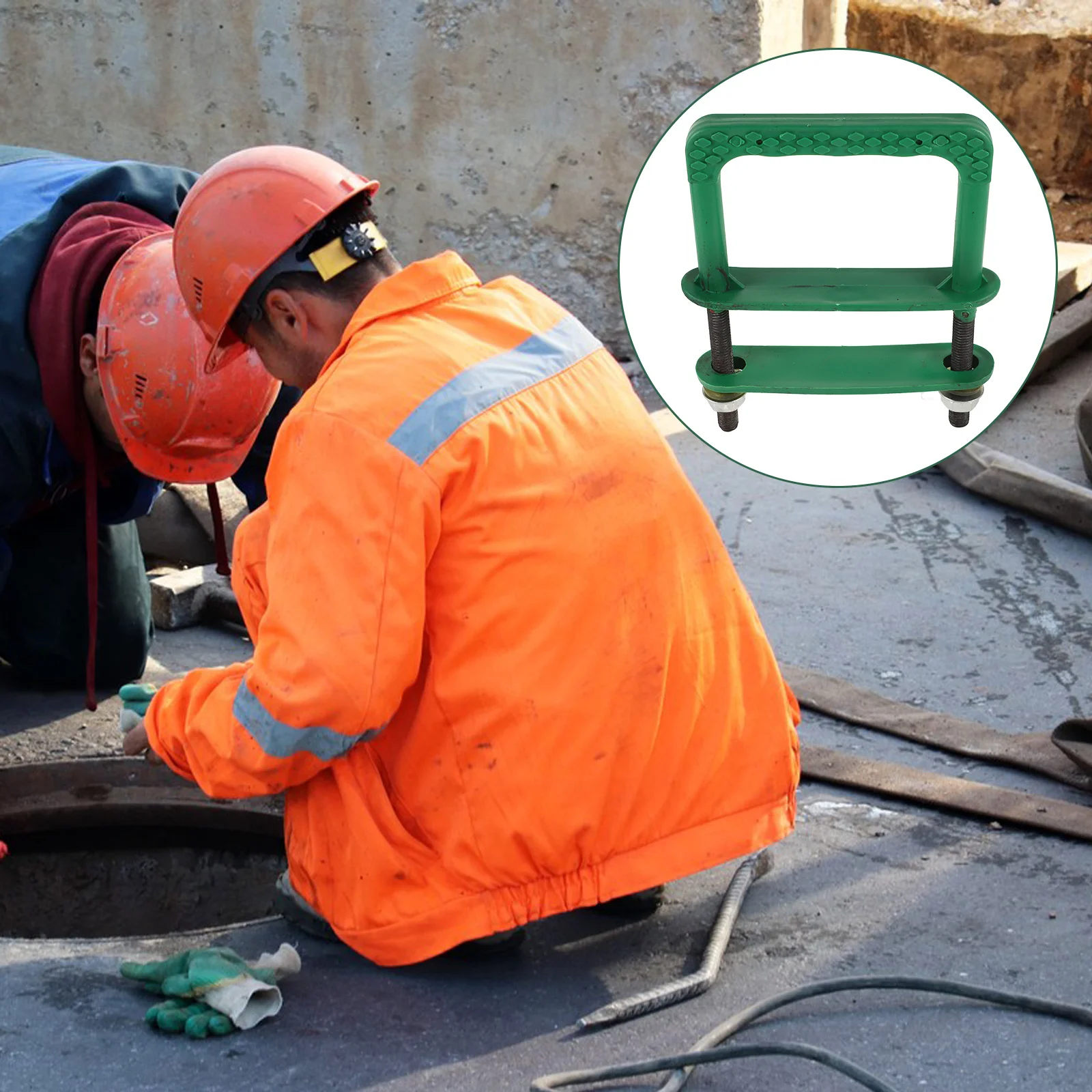 

Multi-Functional Step Sturdy Heavy Duty Plastic Steel Climbing For Manholes Well Ladder Stand Wear