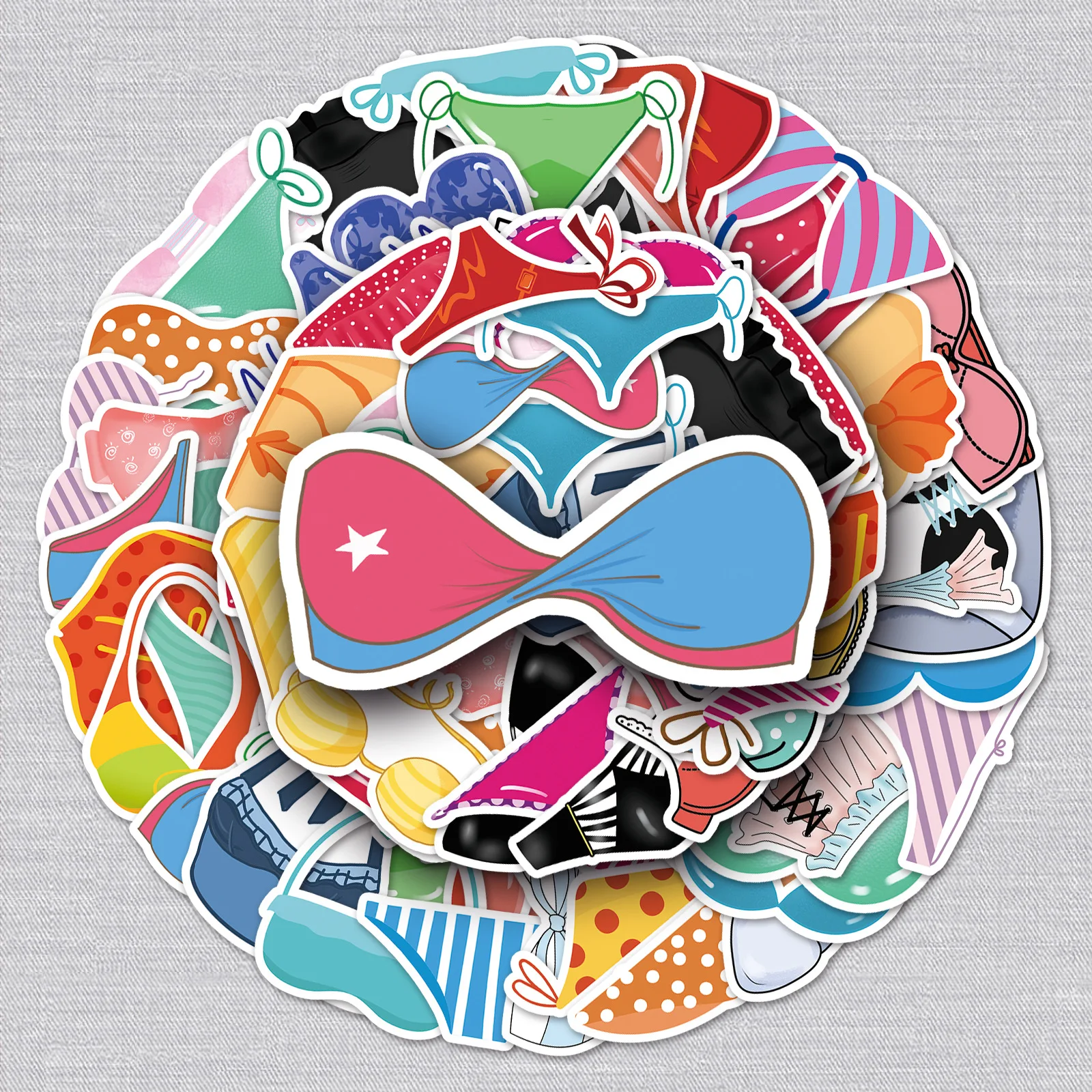 

wholesale Sticker factory 56 sheets sexy female decoration cross-border luggage tablet car waterproof decoration