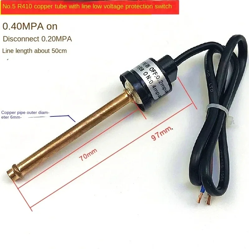 WZ-Protector for air conditioning compressors Pressure switch No. 5 R410 low pressure (disconnect 0.2 connect 0.4)
