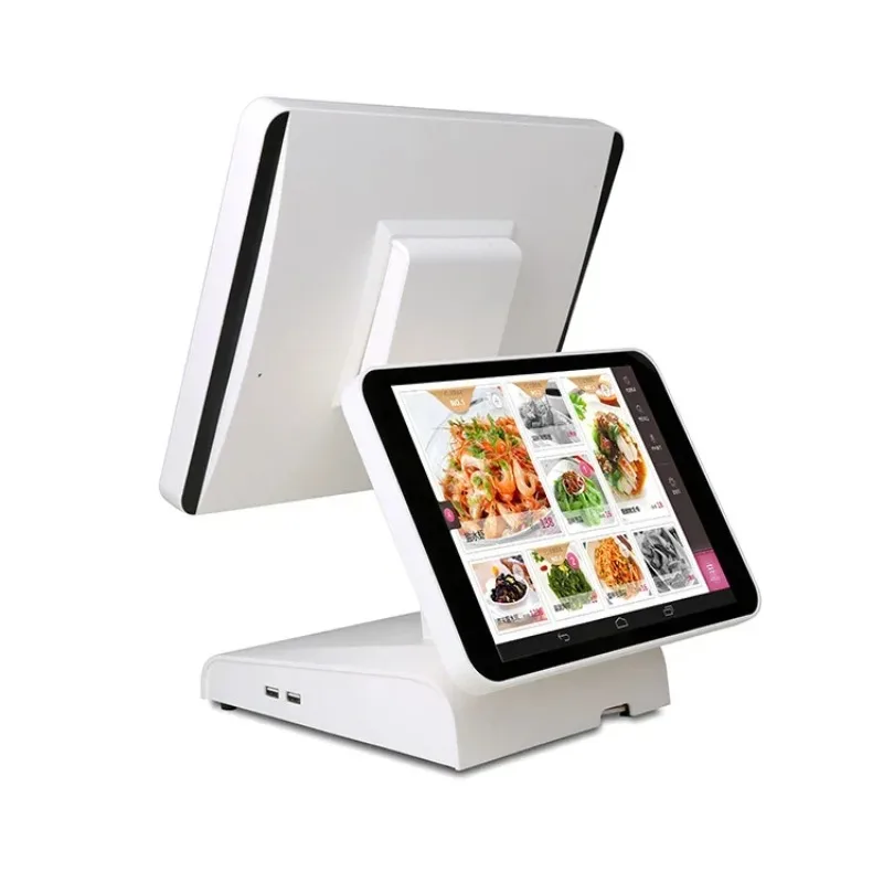 

Restaurant POS System Efficient Business Cash Register Ordering Machine for Restaurants 15.6-Inch Foldable Touchscreen