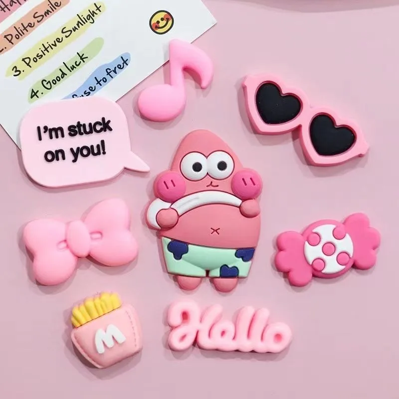 Cartoon SpongeBob SquarePants Sticker Silicone 3D Stereo Water Cup Refrigerator Phone Case DIY Decorative Sticker Wholesale