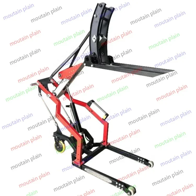 2 Ton foldable hydraulic small jib forklift Portable Electric Forklift Stacker Electric Forklift 1 pcs