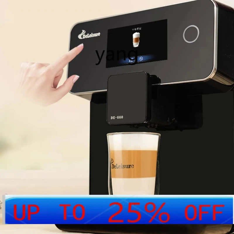 

Lhh automatic household and commercial freshly ground small coffee machine automatic milk foam