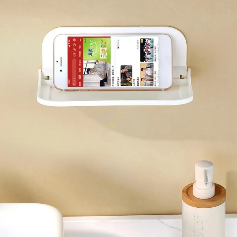 Toilet Bedside Phone Punch-free Dormitory Storage Rack Wifi Set-top Box Rack