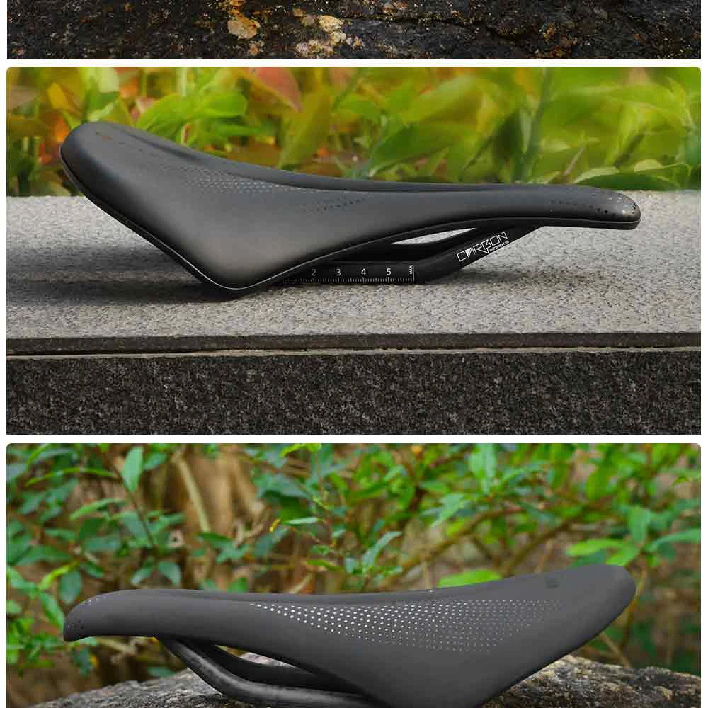 RYET 3D Gedruckt Carbon Fahrrad Sattel 140mm 143mm Superlight Road MTB Rennrad Sitz Sättel Kissen Radfahren sitzen Teile – Detail 29