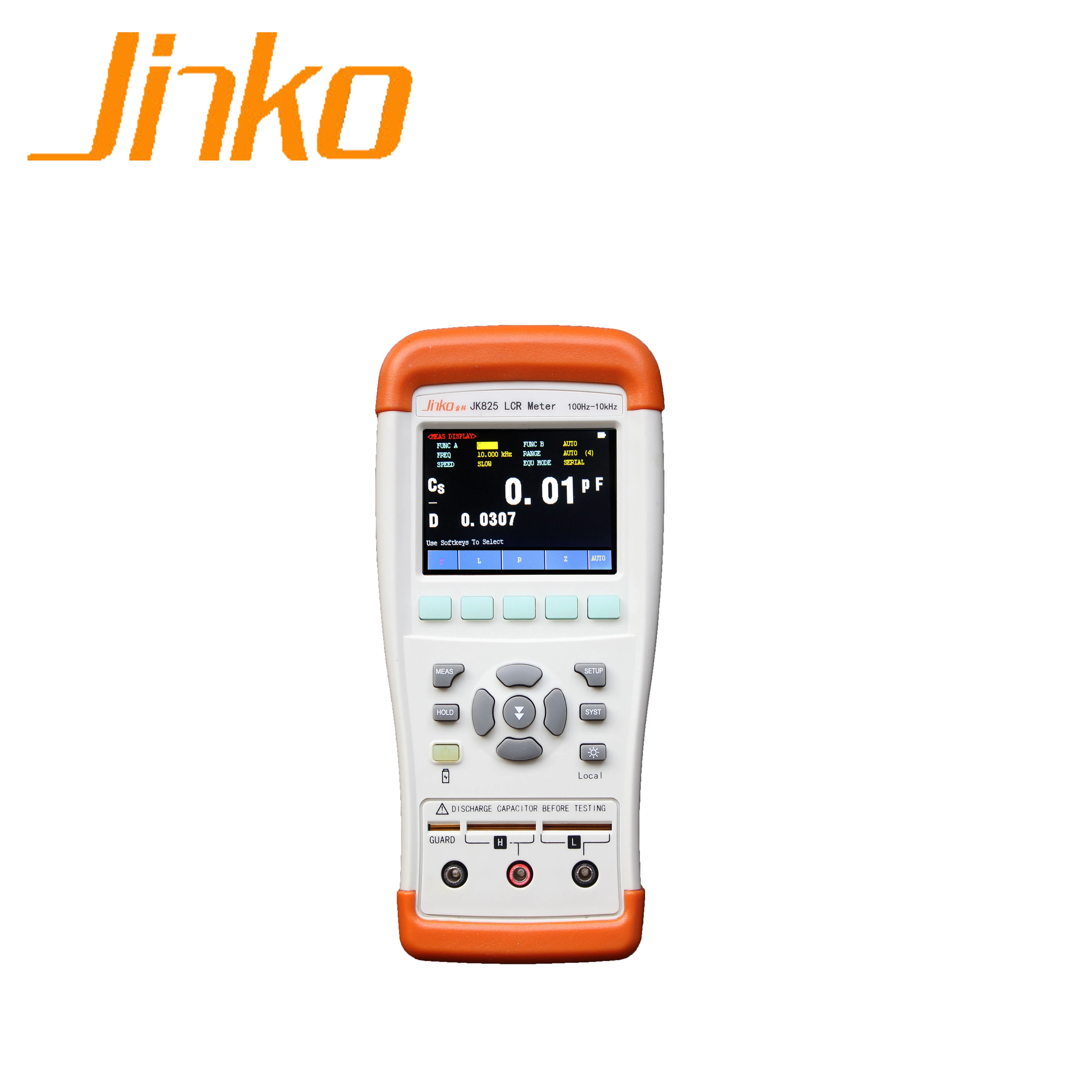 JK825 Digital LCR Meter for Capacitor Factories lcr meter for components with CE authentication