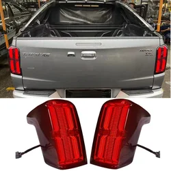 Exteropr Auto Rear Lamps Fit For Mitubishi Triton L200 2015 2016 2017 2018 Tail Lamps Rear Lights Auto Accessories