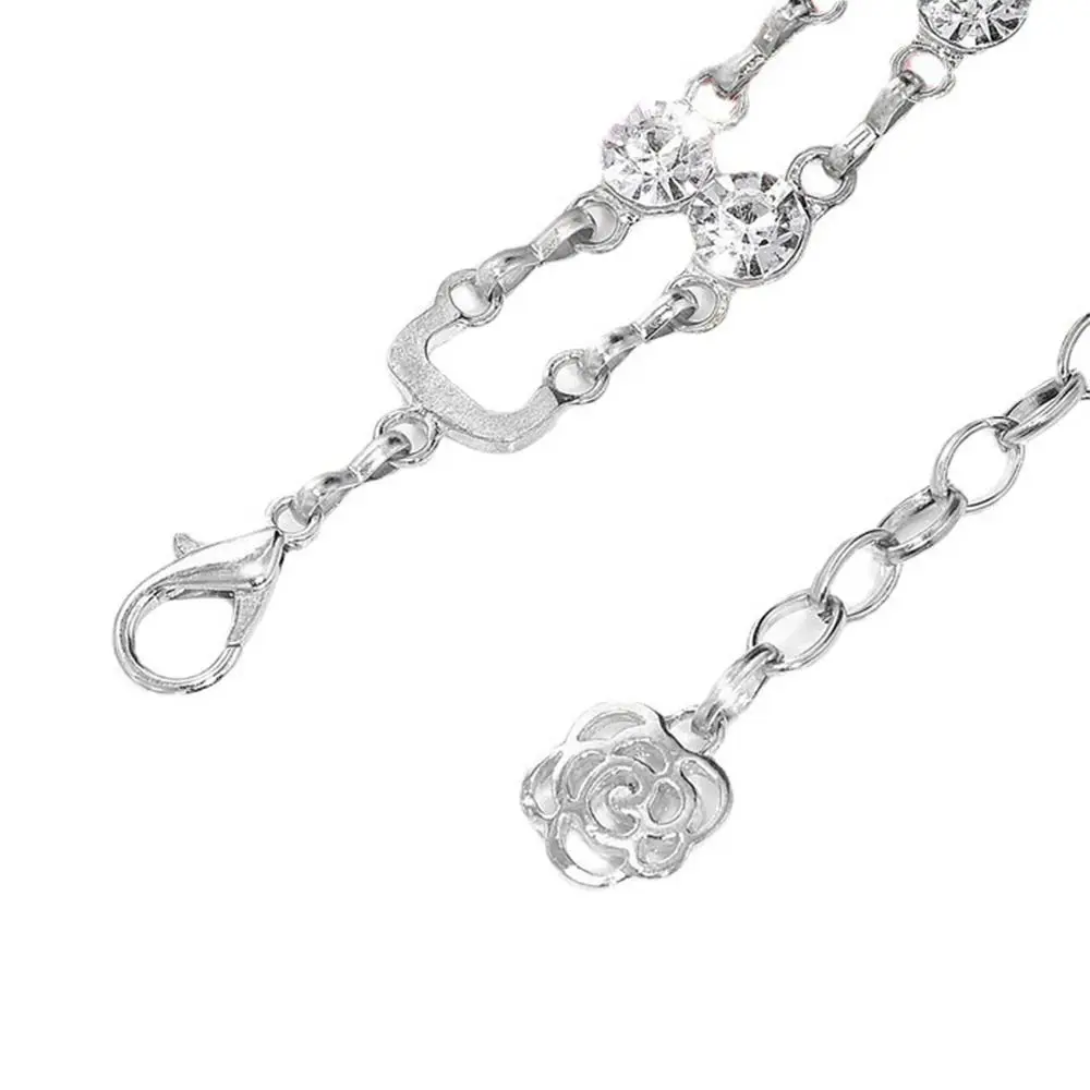 Dress Jeans Decorative Casual Slimming Cummerbands Crystal Waist Band Luxury Thin Waistband Rhinestone Metal Chain Belt