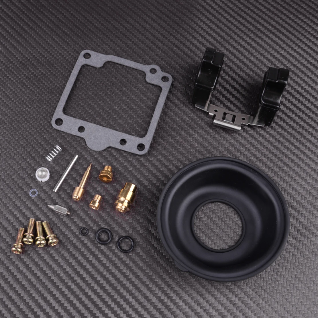 Motorcycle Carburetor Repair Kit with Diaphragm Float Fit for Suzuki GS550E/L GS550M GS550T