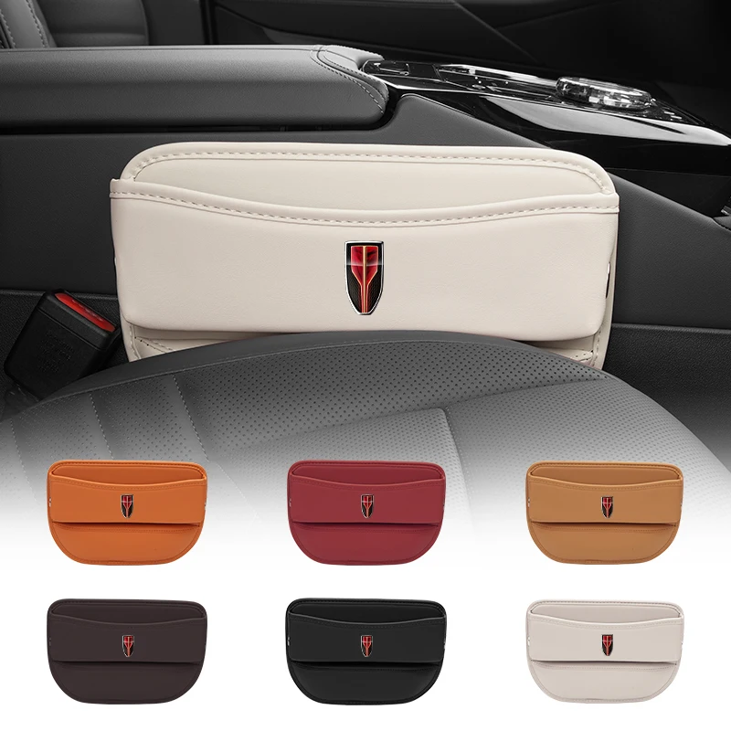 Leather Car Seat Seam Storage Box For Hongqi HS5 H5 H9 E-QH5 HS7 E-HS9 H7 E-HS3 Vehicles Interior Stowing Accessories 2024