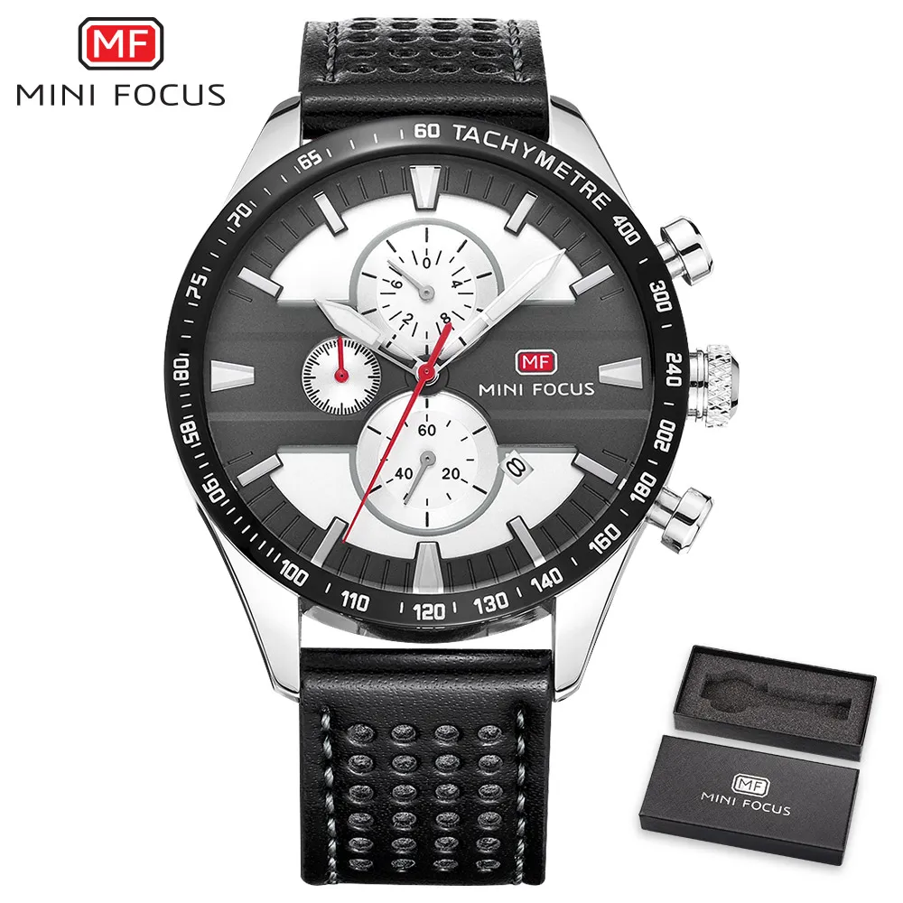 Men six pin pagani design quartz watch Waterproof round calendar wristwatch  Waterproof Wrist Chronograph Watches