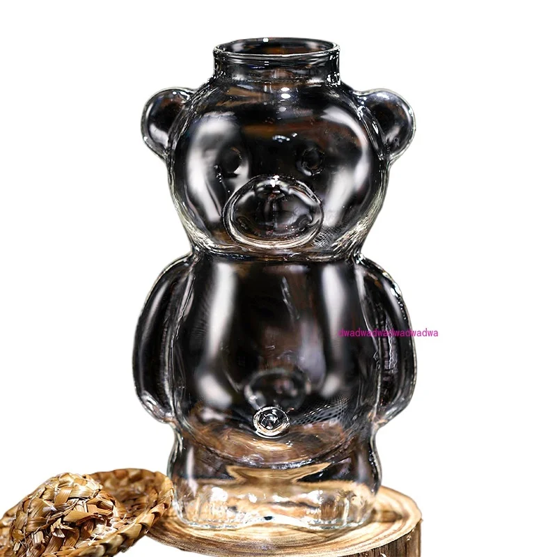 

New Creative Bear Cocktail Cup High Borosilicate High Temperature Resistant Glass Juice Cup