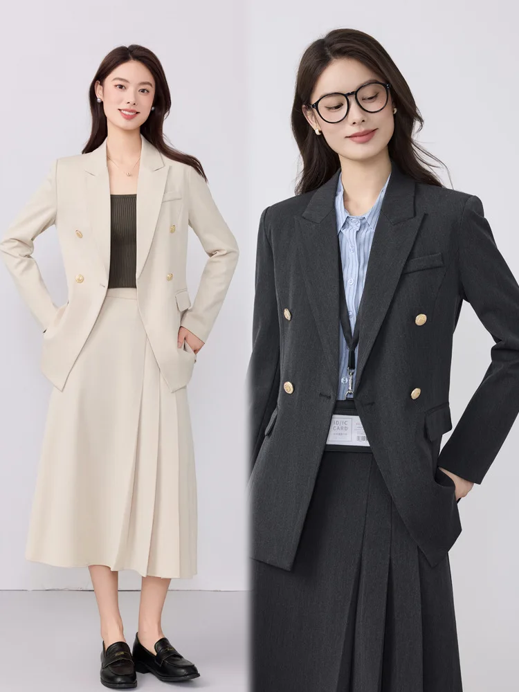 

Elegant Women's Suit Jacket for Spring and Autumn2025New professional formal women's suit for teacher interview attire
