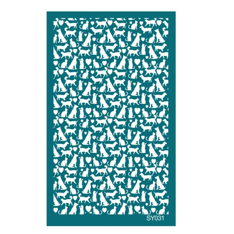 Silk Screen Stencils Templates for Clay Reusable Silkscreen Print for Printing