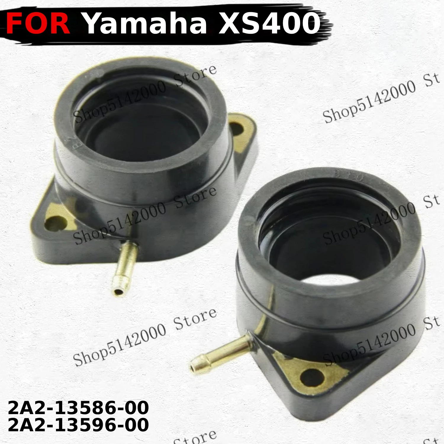 

Motorcycle Accesorios Parts Carburetor Intake Manifold Boots For Yamaha XS400 XS 400 1977 -1982 OEM:2A2-13596-00 2A2-13586-00