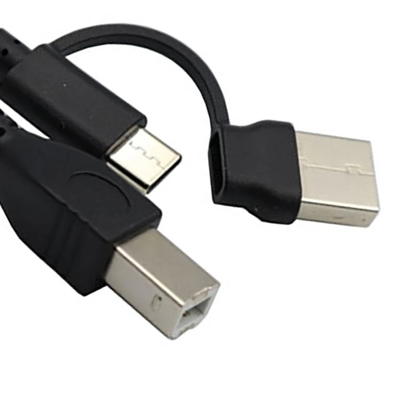 Type-C OTG Piano Connector Cable USB TYPE C Male To USB2.0 Type-B Male Adapter