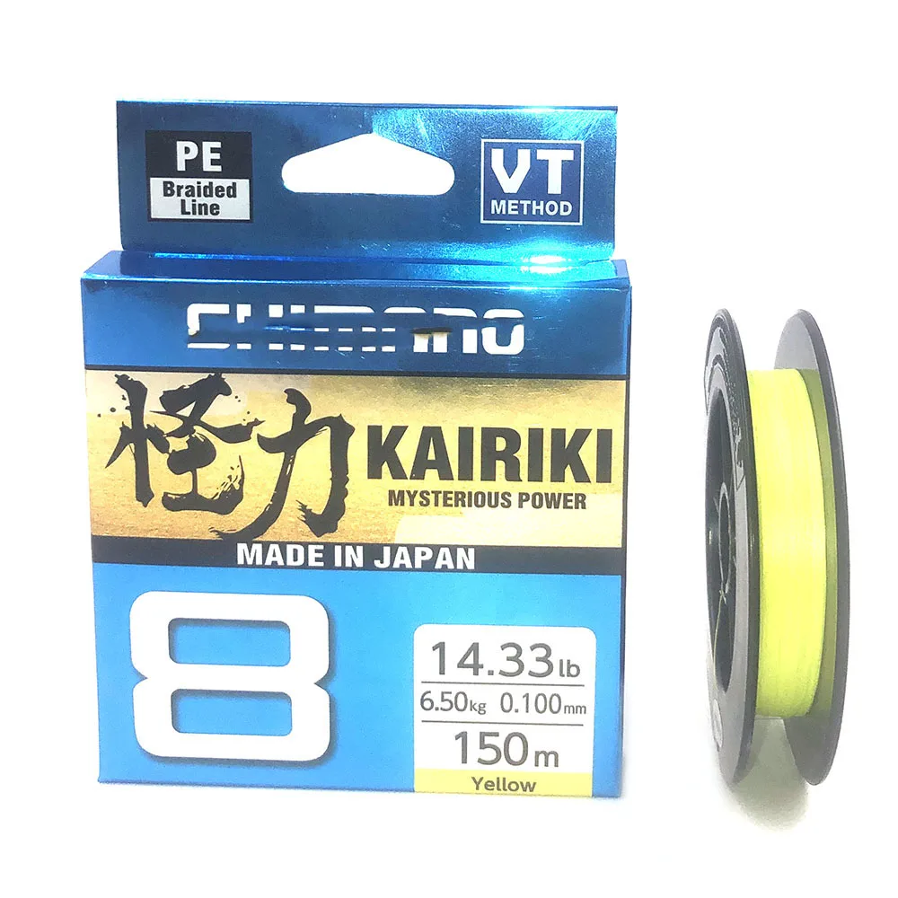 Imagem -05 - Kairiki Multifilament Fishing Line Trançado Principal Linha de Pesca Fio de Cabo Mantis Green Multifilament pe 150m 300m