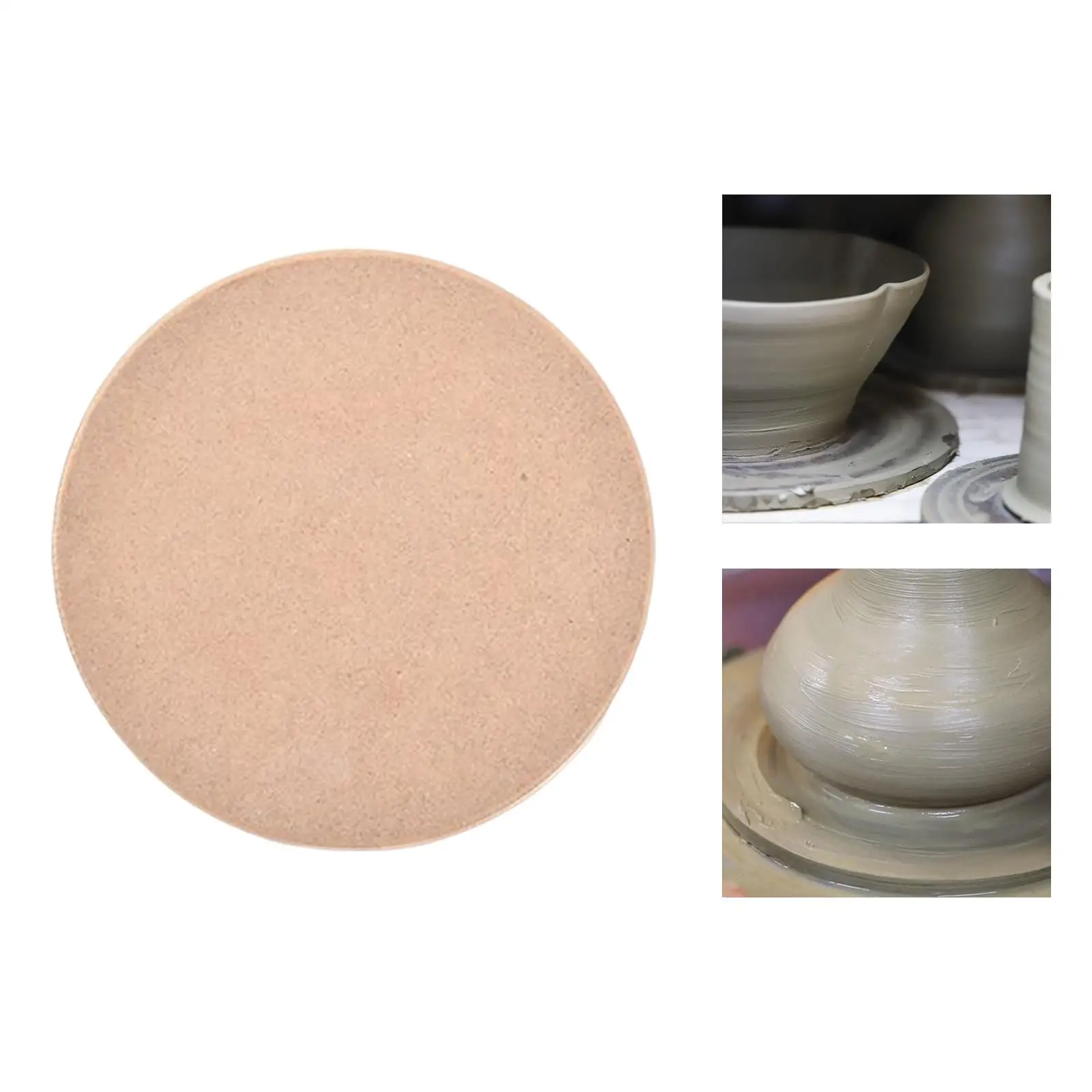 2-4pack Pottery Wheel Bats Fiberboard Flat Disc Board for Ceramic Clay Making