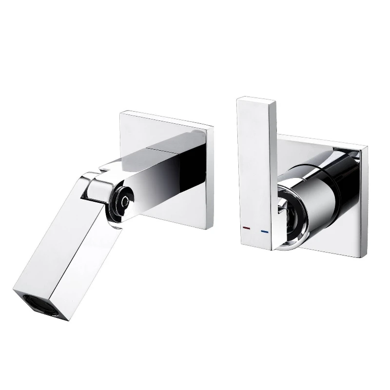 

Concealed into the wall type hot and cold hidden embedded in the hot and cold faucet household basin sink splash-proof